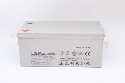 12V200ah Gel-Solarbatterie, hergestellt in China